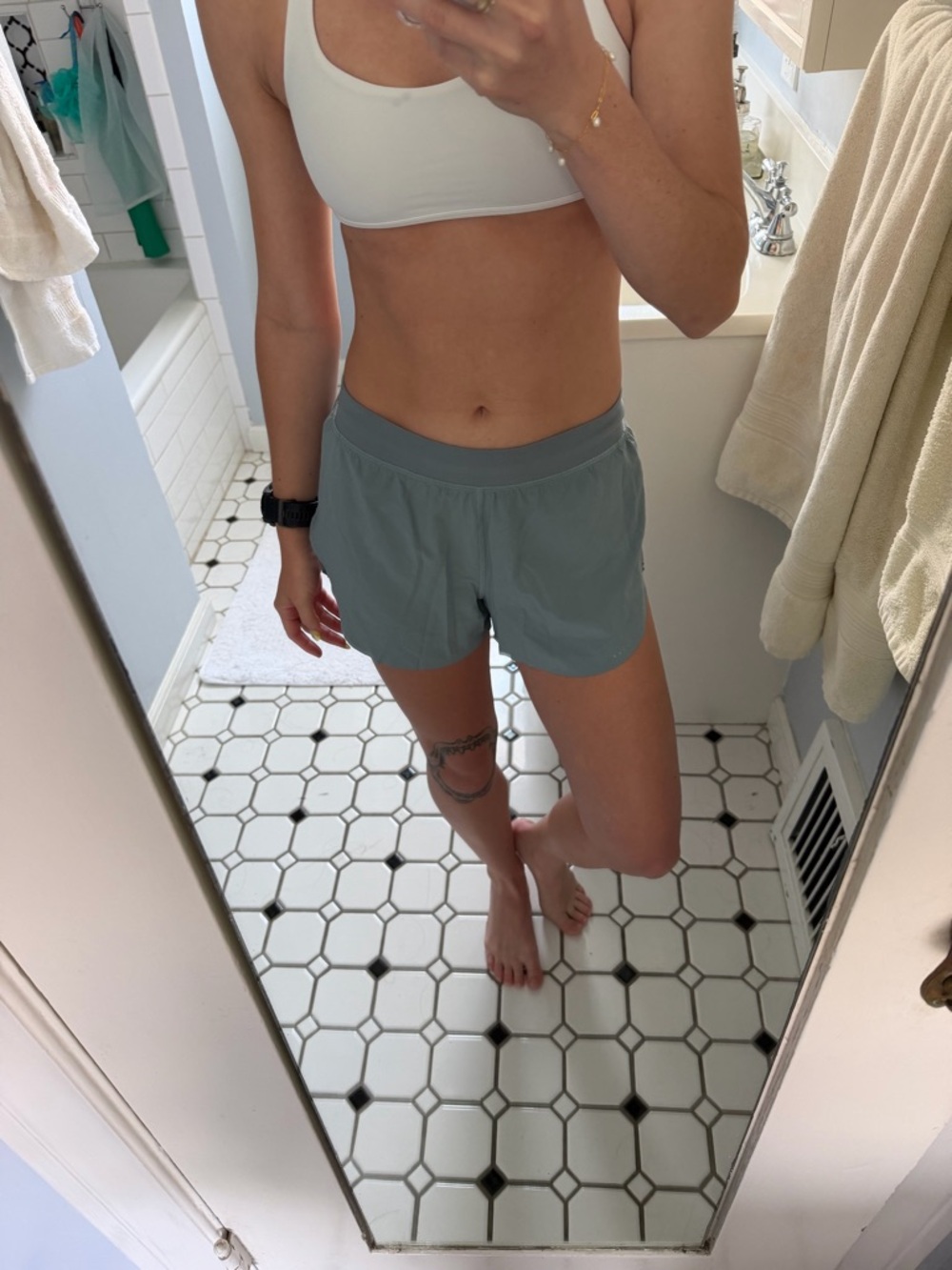 lululemon athletica Women's Light blue Athletic Shorts